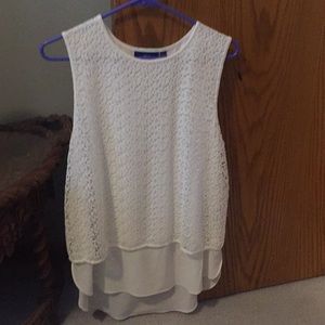 APT.9 sz large white summer top. Worn once